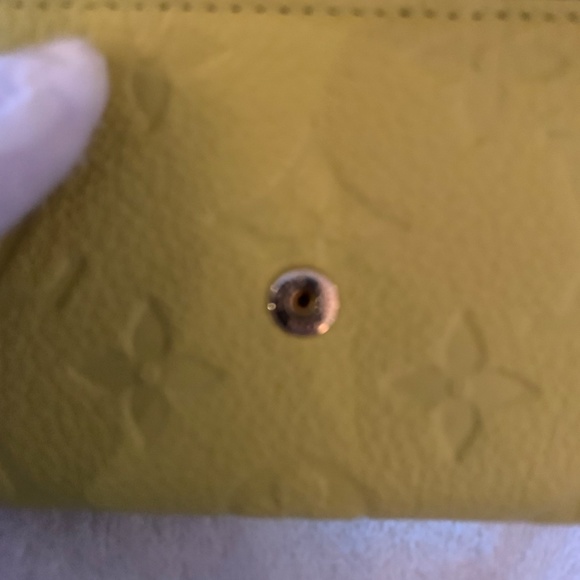 YELLOW ROSALIE EMPREINTE COIN PURSE / WALLET - M81974 - Picture 10 of 16